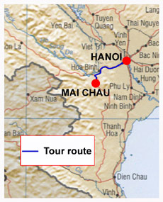 HANOI – MAI CHAU Package  (2D-1N)